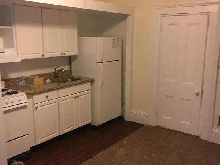 Kitchen renovated with granite countertop