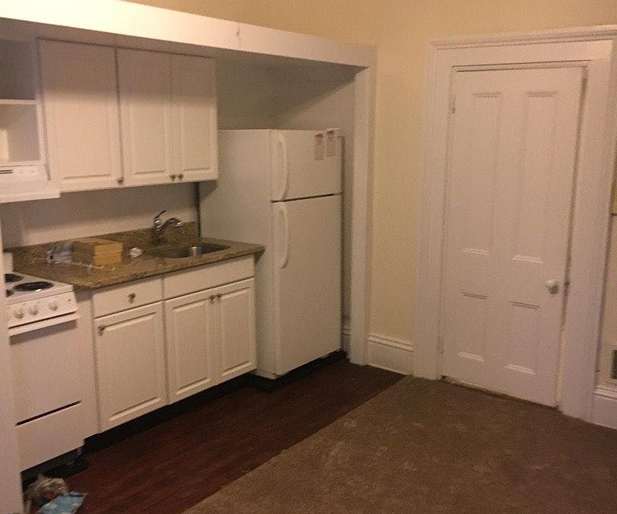Kitchen renovated with granite countertop