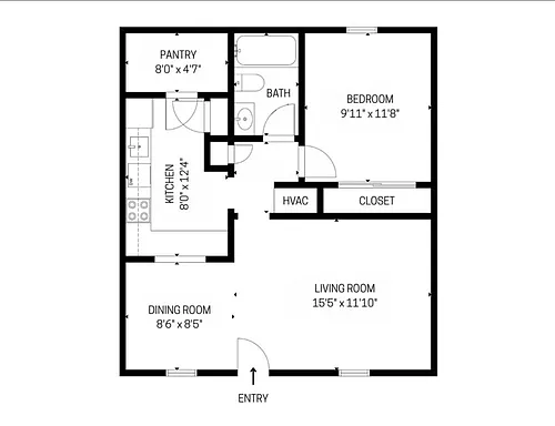 Floor plan 2A With WD