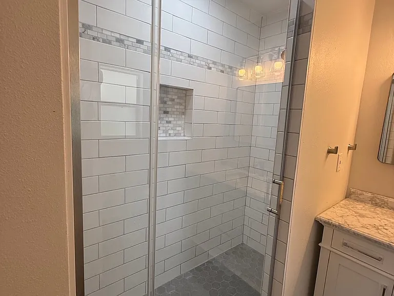 Primary bedroom shower