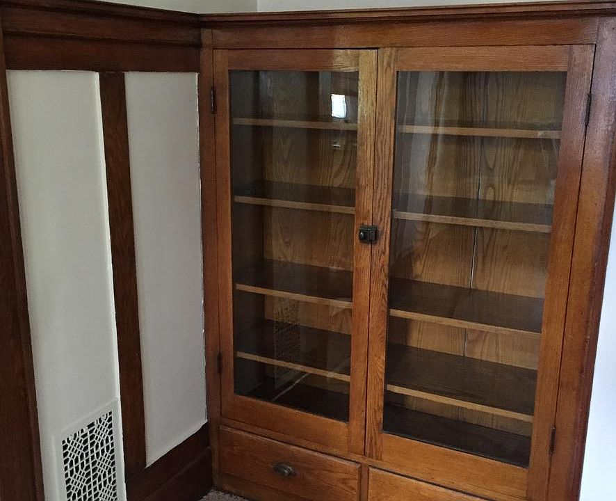 Bookcase in Dining Room