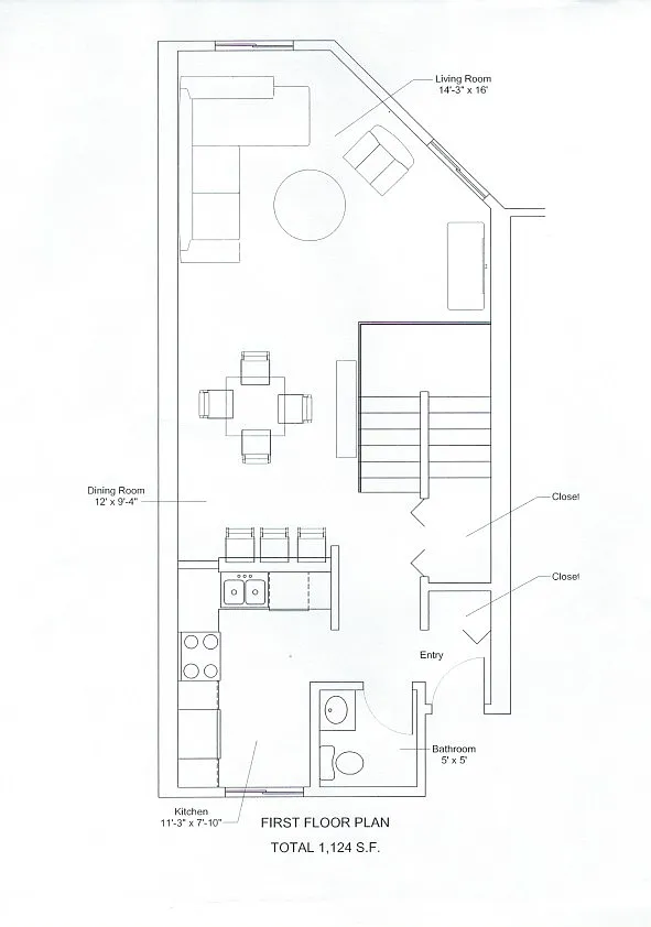 Floor plan 2 Bdrm C