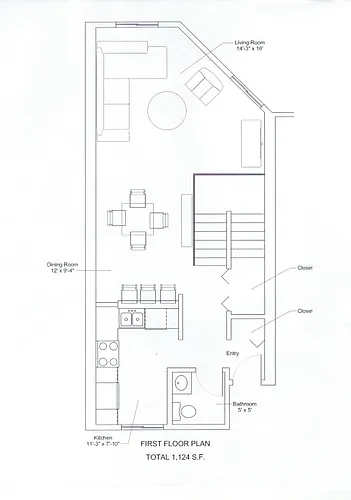 Floor plan 2 Bdrm C