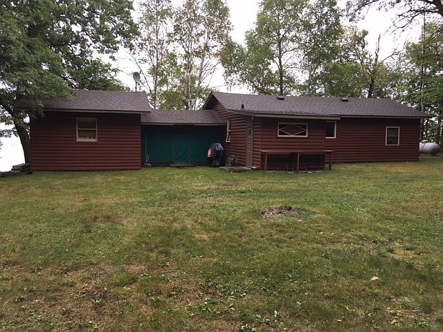 spacious back yard