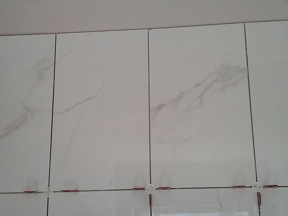Shower tile before grout