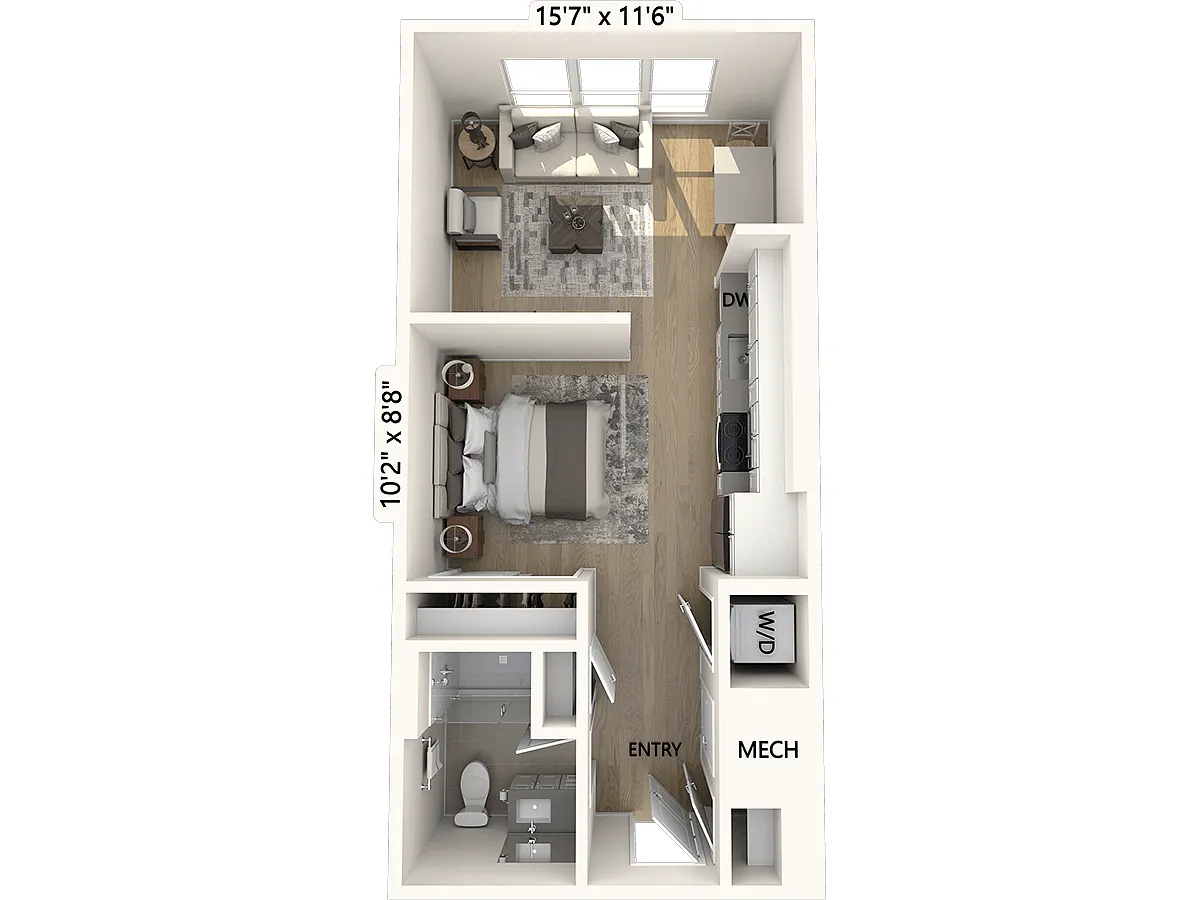 Floor plan S1 - Finish Package 1