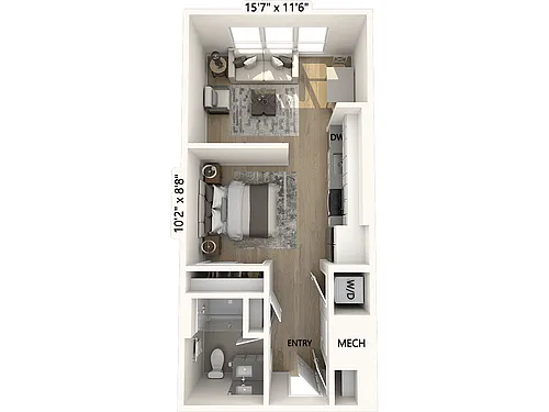 Floor plan S1 - Finish Package 1