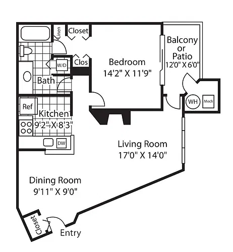 Floor plan Mason - Renovation