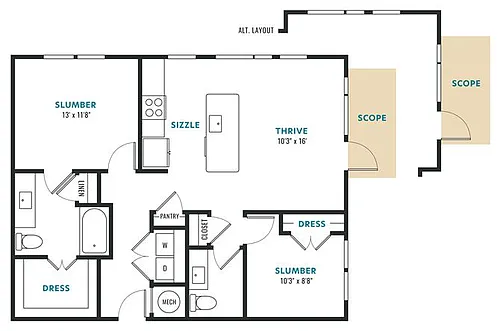 Floor plan B1