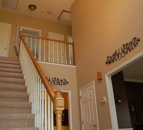 Foyer looking into dining room