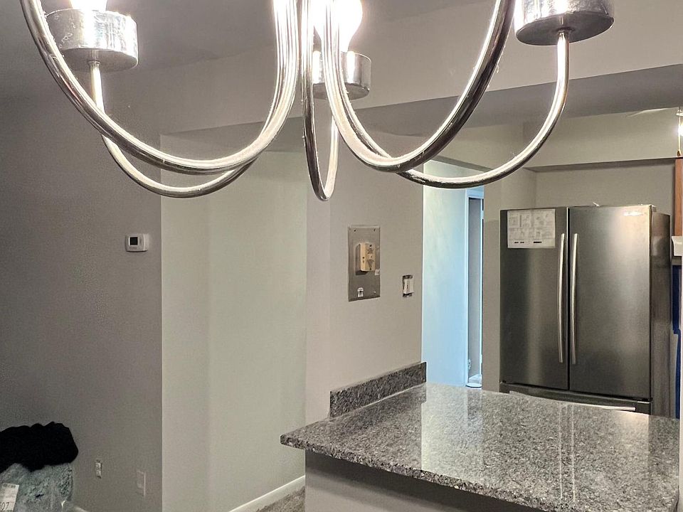 Dining area showing kitchen