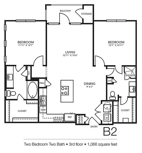 Floor plan B2