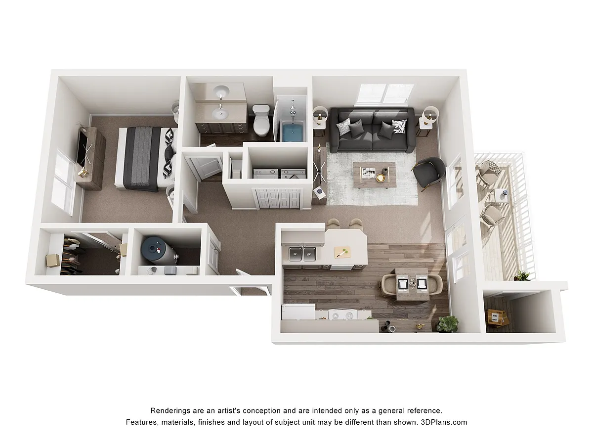 Floor plan 1X1