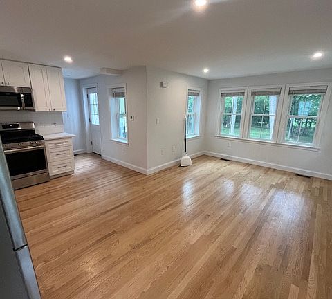 Open concept living room and kitchen