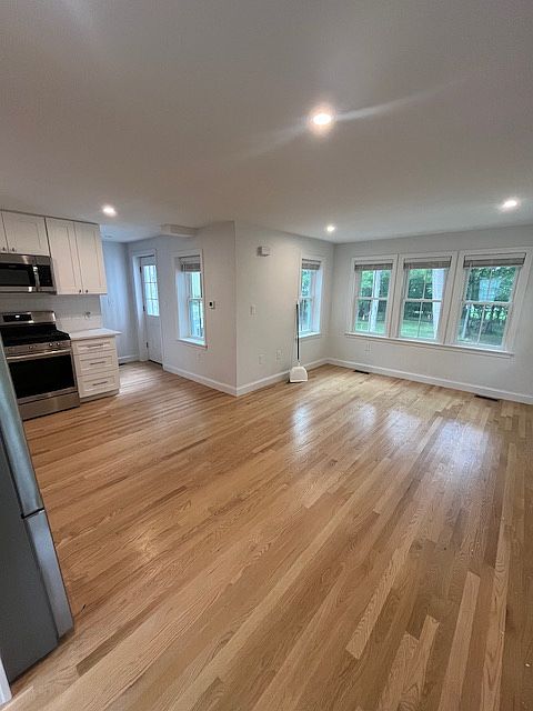 Open concept living room and kitchen