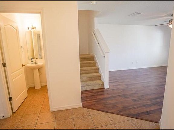 Half bath and living room