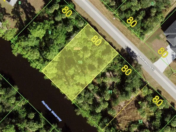 355 RAMBLEWOOD STREET LOT 10, PORT CHARLOTTE, FL 33953