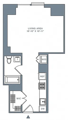 Floor plan Studio-33-50 D