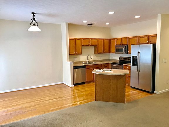 Kitchen and dining area, taken from living room.