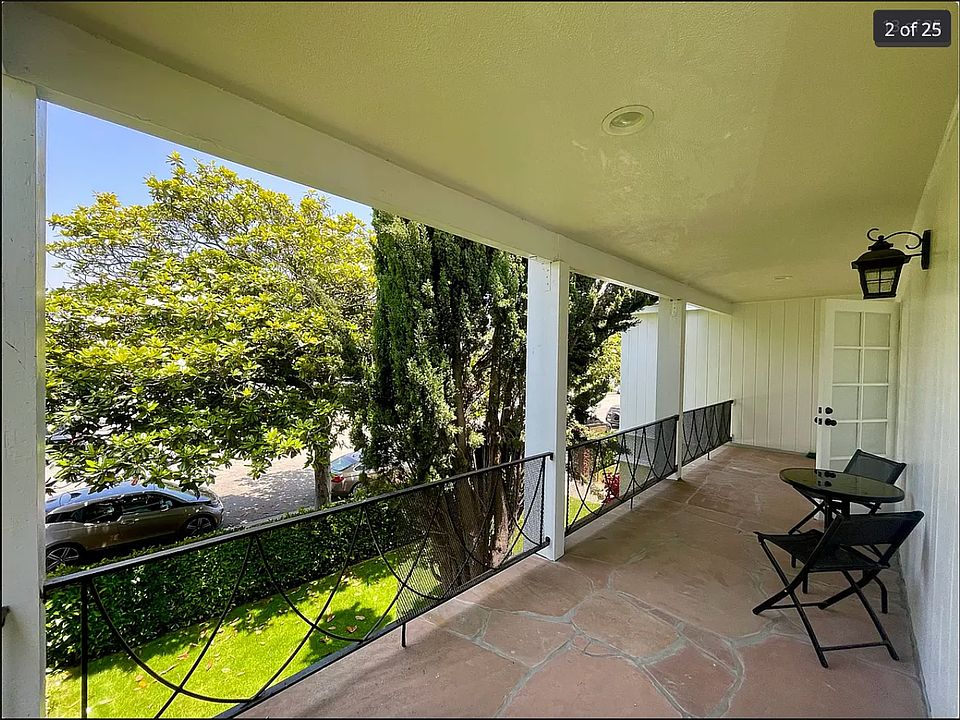 Entire private balcony