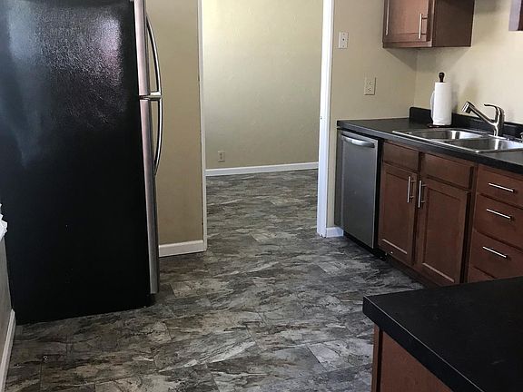 Kitchen from front door entrance