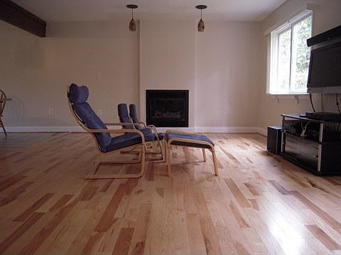Family room addtition with new gas fireplace.