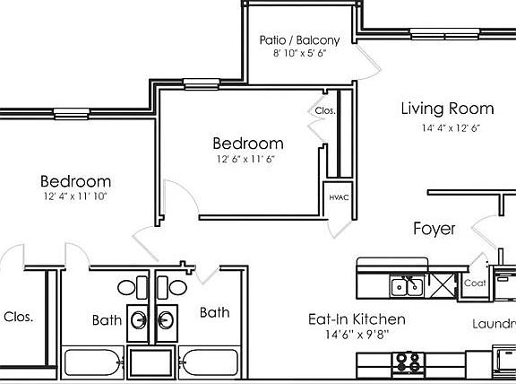 2nd image of 6401 Octagon Dr APT 4D