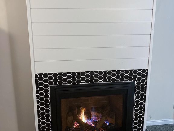 Cozy fireplace