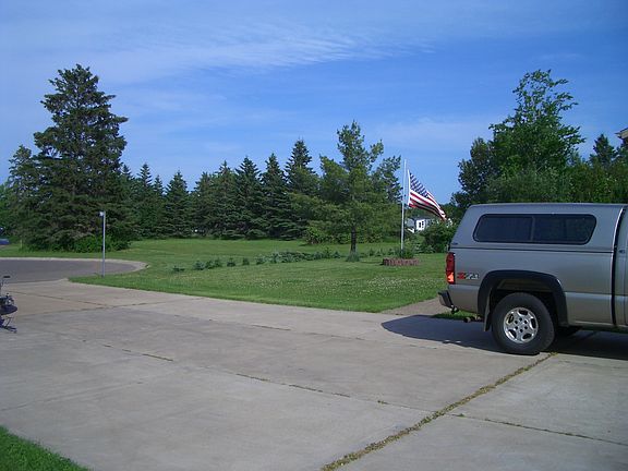 front yard-quiet and open