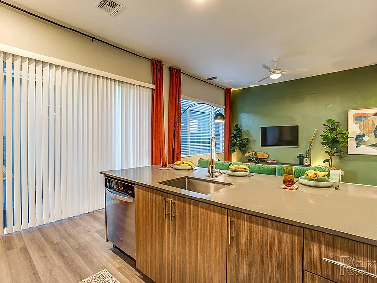 Large Kitchen Island | Apartment Homes in Prescott Valley, AZ | The Flats at Jasper