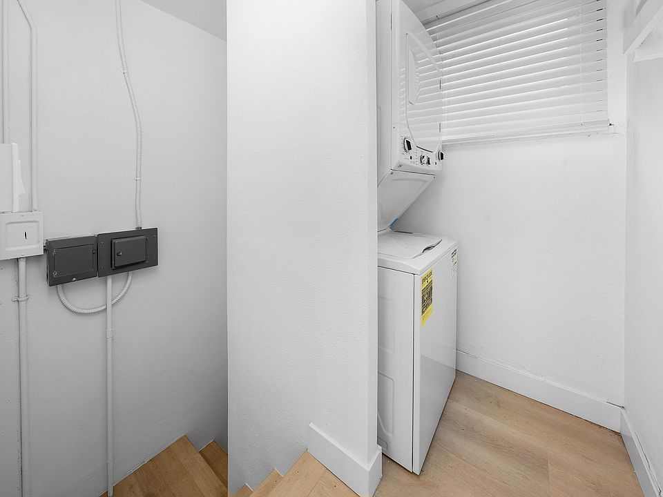 Stack washer and dryer included