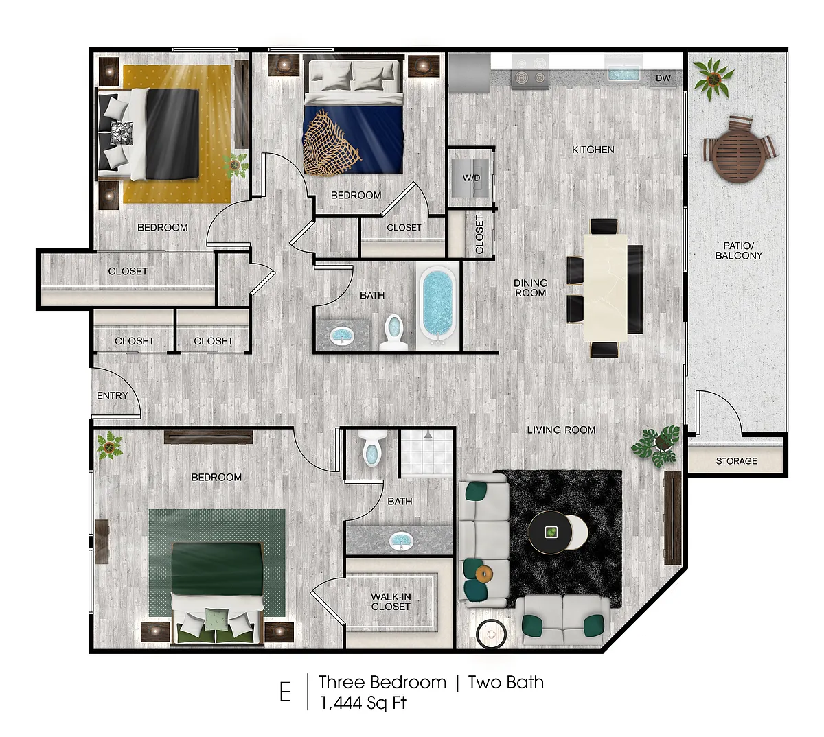 Floor plan E-South