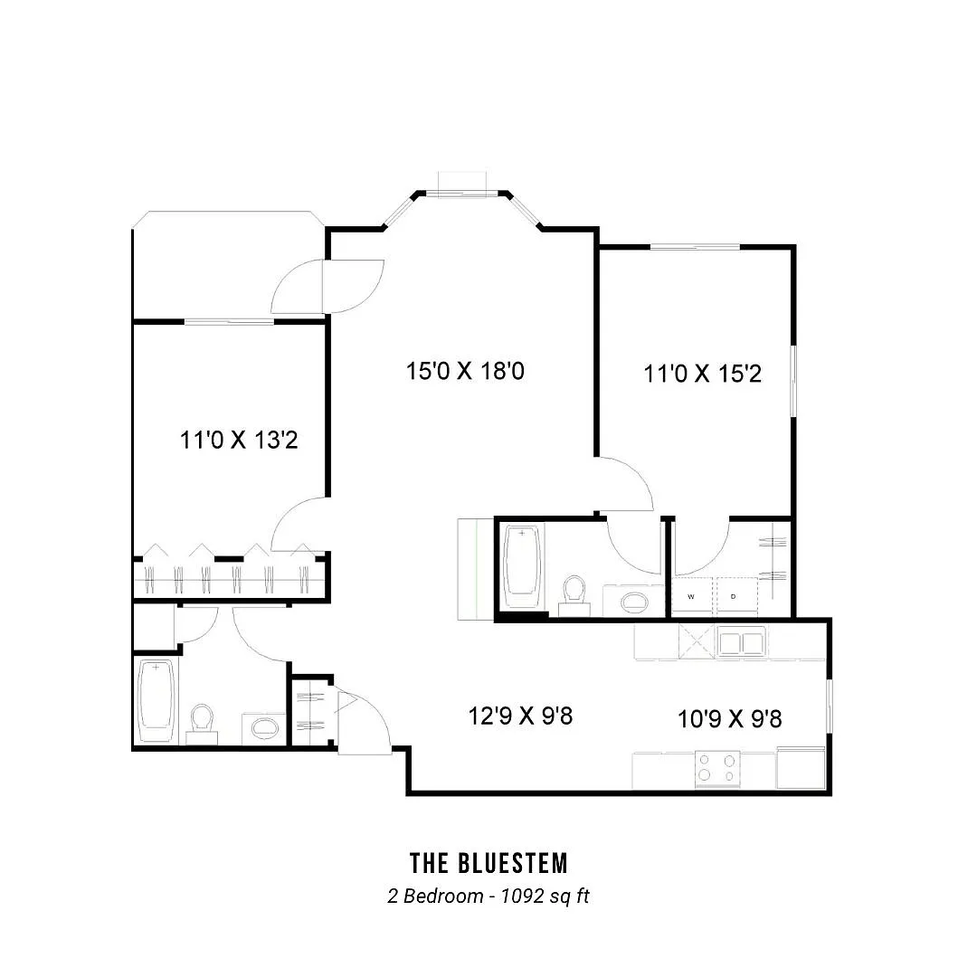 Floor plan Bluestem