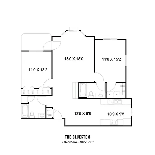 Floor plan Bluestem