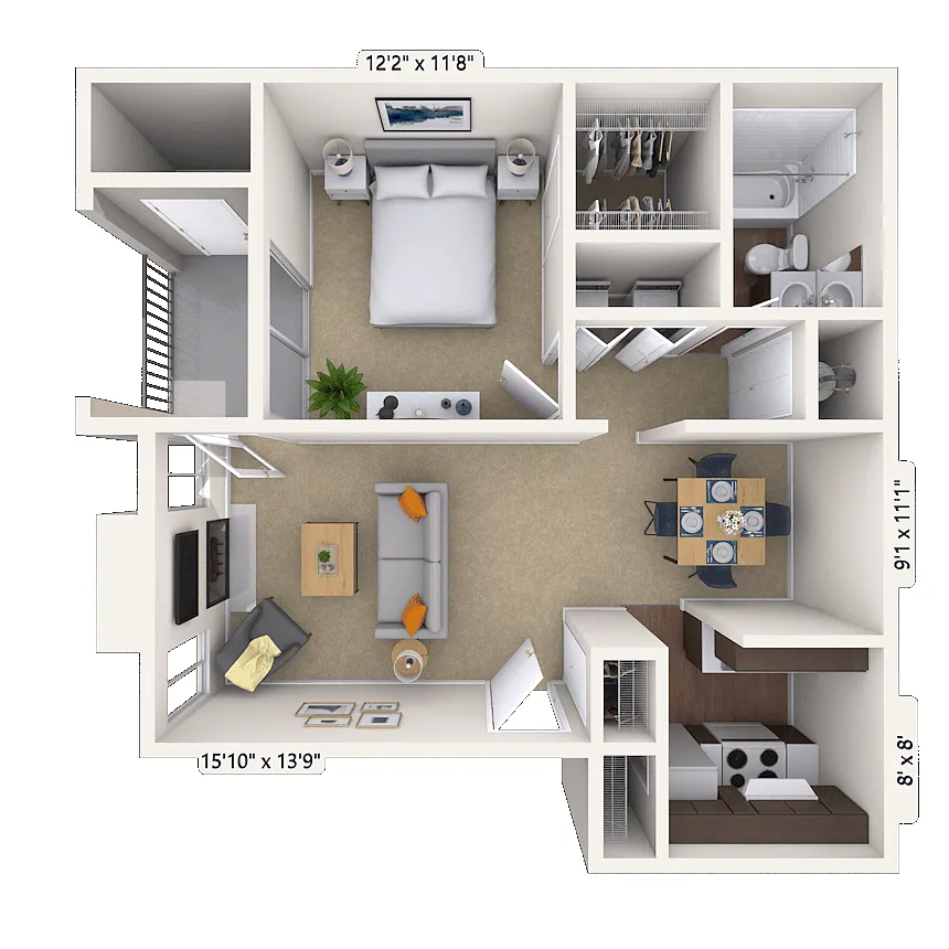 Floor plan Dogwood II