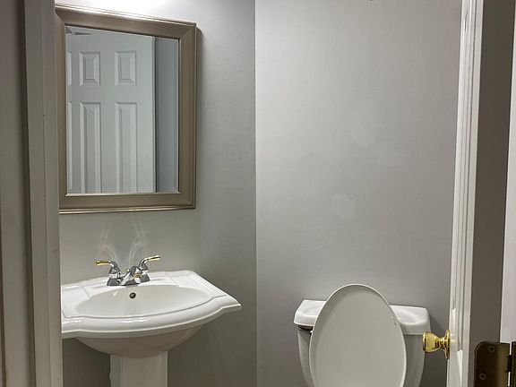 Half bath on first floor for guests