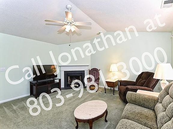 Living room with fireplace