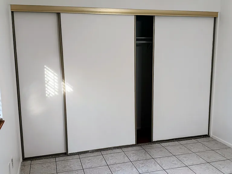 Master bedroom closets