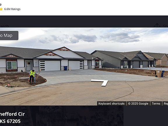 Street view of 2225 N Shefford Circle, Wichita Ks 67205