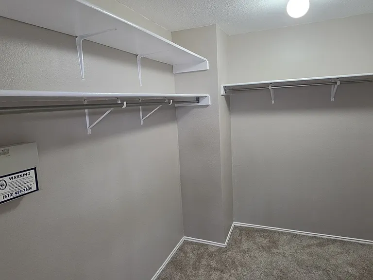 Spacious Master Closet