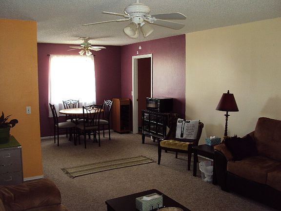 Living room and Dining room