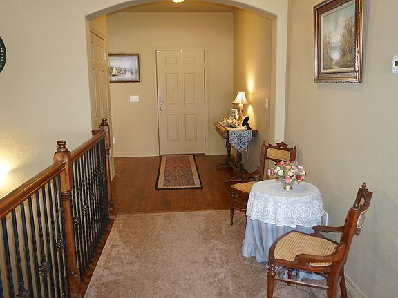 Hardwood floors in entry way