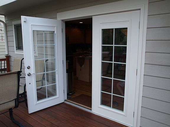 French-doors / deck