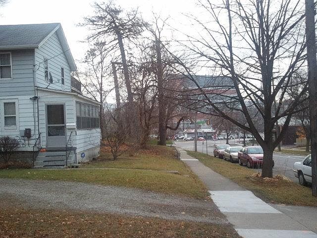 Moore street towards the Kellogg Eye Center