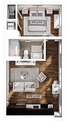 Floor plan 1E
