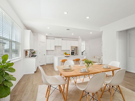 Virtually Staged Dining Room