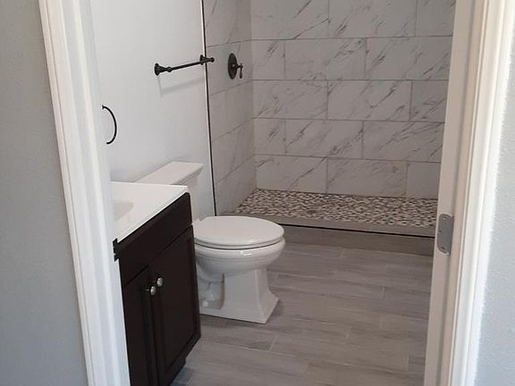 Spacious Bathroom with laundry hook ups