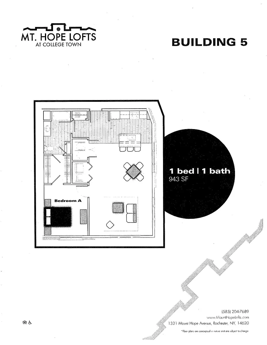 Floor plan 1/1 943