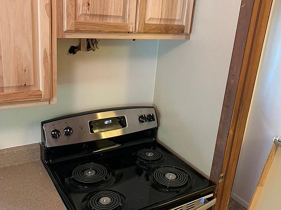 All new appliances and hickory cabinets.