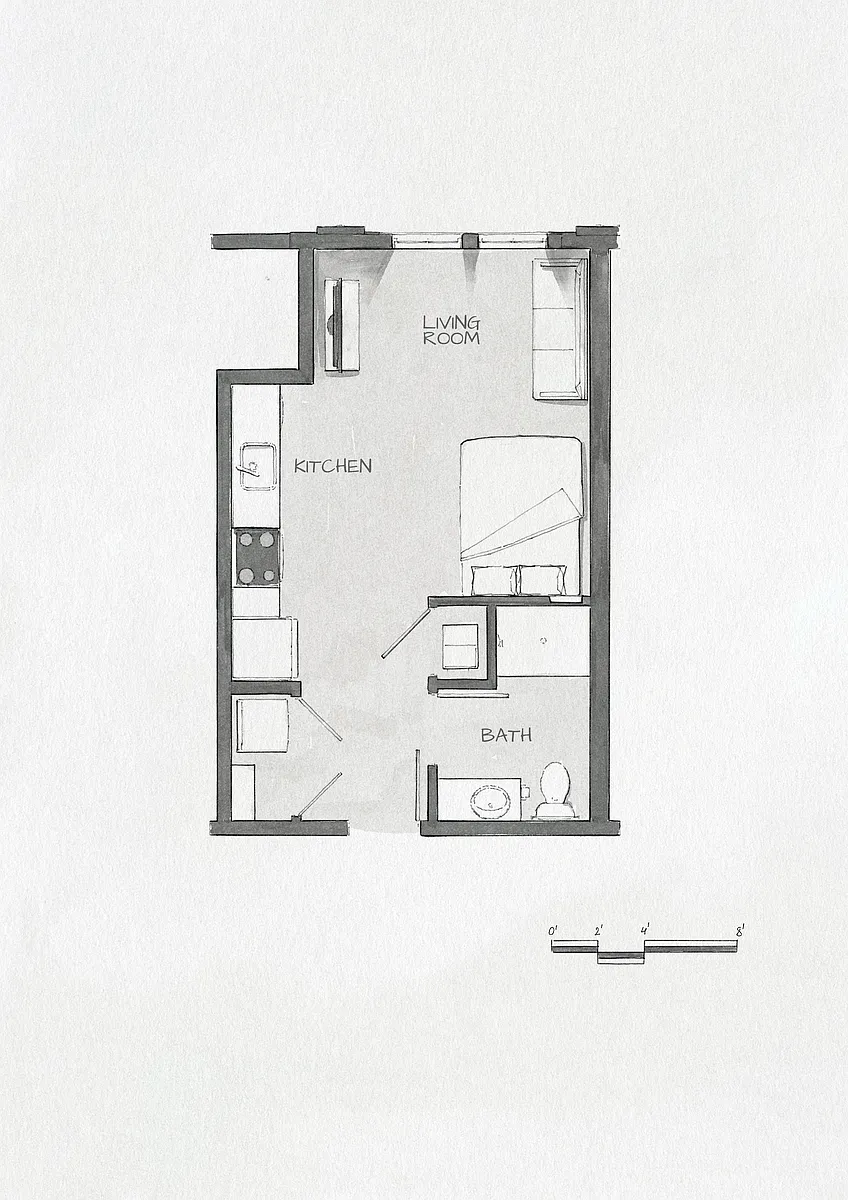 Floor plan Juliet